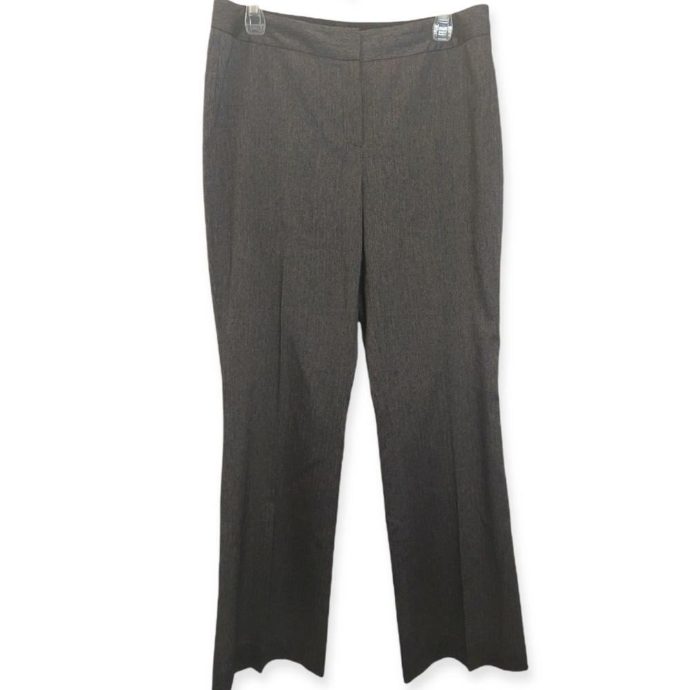 Tahari Women's Size 10 Slacks Pants Dress Pant Gray Office Professional